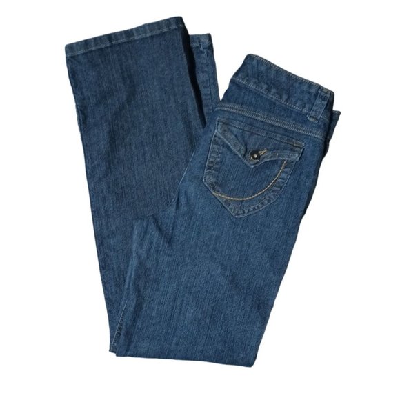 Nine West Jeans Womens Size 6 Straight Leg Blue Denim High Waist - Picture 1 of 15